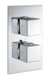 Sq Single Outlet 2Handle Therm Conc Shwr Valve RAKSHW3201S Bathroomsuites