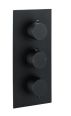 Round Dual Outlet, 3 Handle Therm Conc Shwr Valve RAKSHW3203RB Bathroomsuites