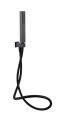 Sq Shwr Handset Wall Bracket Kit In Black RAKSHW4003B Bathroomsuites