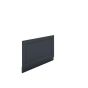 RAK Washington 700 Bath End Panel In Black RAKWEP70504 Bathroomsuites