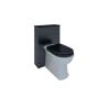 RAK Washington550Mm Wc Unit In Black RAKWWC55504 Bathroomsuites