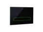 Roca In-Wall EP1  Electronic glass finished operating plate for concealed cistern with automatic or touchless dual flush and adjustable light in multiple colour choice A890102008