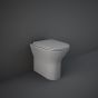 RAK Feeling Rimless Btw Pan In Matt Grey RST19503A Bathroomsuites