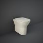 RAK Feeling Rimless Btw Pan In Matt Greige RST19505A Bathroomsuites