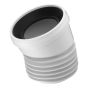 S430501-14 Degree Finned Connection White