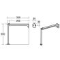 A/Shanks S9281MY 900mm S/S Leg Set