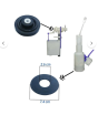 Sanica Concealed Cistern Gasket Set, Sanica Concealed Cistern Repair Kit, Sanica Drain and Fill Gasket
