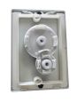 Sanit Push Plate S706 Matt Chrome - Dual Flush Cable Plate (16.706.93..0000)