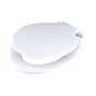 Celmac Calypso dual position plastic toilet seat and cover Black SCA21WH