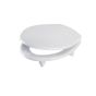 Celmac SCI11WY White Celeste Pro Raised Toilet Seat & Cover with Chrome Hinges 5024139038753