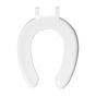 Celmac.SCR51WH.Crescent.Seat.Only.(Pl.Ftgs).Wht...