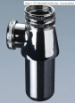 Nabis 1 1/4' Adjustable bottle trap - chrome plated