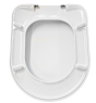 Pozzi Ginori YDRA Standard Toilet Seat And Cover With Standard Hinge 33762000-White