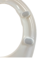 Twyford Avalon White Toilet Seat Ring Only *Slight Chip's* *Non Returnable* - AV7881WH *Please Check Photo's Before Purchasing*