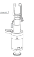 Mepa 590705 Flush Valve for cistern A21