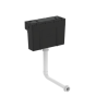 Ideal Standard S332767 Conceala 3 cistern, pneumatic actuation, 6/4 litre dual flush, easy adjustable to low water volumes for water saving, internal overflow, flushpipe included. No button / flushplate. Side, bottom and top supply options available
