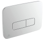 Ideal Standard Oleas M3 Mechanical Toilet Flush Plate, R0123AA, Chrome