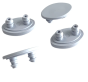 Geberit 242.174.00.1 Raised Compensation Buffer Pads