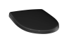 Gustavsberg 9M26S136 Nautic Soft Close Quick Release Black Toilet Seat 
