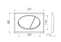 ALCA M71 / M571 FLUSH PLATE CHROME 25655809