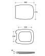 Globo Daily Soft Close Toilet Seat duroplast DAR20BI