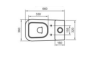 Porcelanosa Dune TEBAS 111 Std Close Seat 100040669 TEBAS III SEAT AND COVER THERMODUR WHITE 100041034