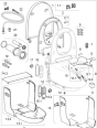 Geberit 243.251.11.1 Design cover set, side for water outlet, external for Geberit AquaClean Mera, white