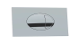 Flode Porto Dual-Flush Rectangular Plate Chrome PDT-000828
