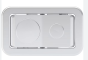 IFO / IDO 245.856.21.1 chrome dual-flush push button assembly