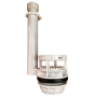Lab Concealed Cistern Replacement Flush Valve B228 with C216 Chrome Oblong Push Button With 2 Inch Base