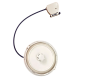 Lab Concealed Cistern Replacement Flush Valve B228 with C216 Chrome Oblong Push Button With 2 Inch Base