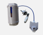 LAB Flush Valve Arcadia Dual Flush B228 With Updated Lever C513 Lever NO Cradle White