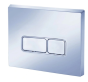 Kerra Ocean chrome toilet 5907548106704 flush button 20x16 cm