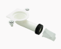 Roca AV0037400R / AV0037500R Inlet elbow L140 with distributor for toilet Rimless