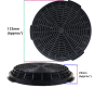 Charcoal Carbon Filters For New World For Belling For Stoves Cooker Hood Extractor Fans (Pack of 2) Replaces: 082634487 & 02859393 Carbon Filters