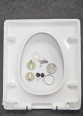 BATHSTORE WATERMARK SOFT CLOSE TOILET SEAT AND COVER WITH FITTINGS 536969 ORIGINAL SEAT