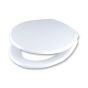Wirquin Celmac EMERALD - Toilet seat and Cover Top Fix hinges SEM18WH white 5017134116212