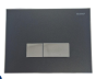 Siamp Album Black 90 Flush Plate 31169210
