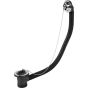Wirquin.Chrome.plated.bath.waste.tidi.poly.plug,.and.metal.overflow