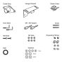 Twyford SR1314XX Sola Spectrum Basin Fitting Kit