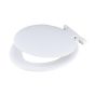 Celmac.SSA12WH.Saxon.Seat.Wht.cw.S/S.Hinge...