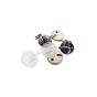 Armitage Shanks Toilet Seat Spares Contour 21 Seat Hinges Top Fix Chrome SV818AA / 408027 / D6602G