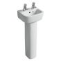 Ideal Standard Tempo 35cm handrinse basin, two tapholes T059601