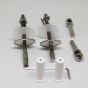 Ideal Standard Spares KIT INOX HINGES FOR ALA INTEGRATED SEAT T2956BJ 407925  T6502