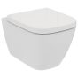 Ideal Standard  Ideal Standard i.life S compact wall mounted wc bowl with horizontal outlet and rimls+ technology  T459201