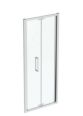 Ideal Standard  IS i.life 900 Infold Door  with Idealclean clear glass - bright silver finish  T4928EO