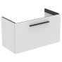 Ideal Standard  Ideal Standard i.life S 80cm compact wall hung vanity unit with 1 drawer (separate handle required), matt white  T5294DU
