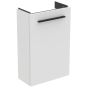 Ideal Standard  Ideal Standard i.life S 41cm guest washbasin unit with 1 door (separate handle required), matt white  T5296DU