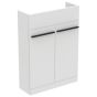 Ideal Standard  Ideal Standard i.life S 60cm compact semi countertop washbasin unit with 2 doors (separate handles required), matt white  T5298DU