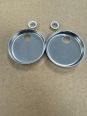 Toilet Seat Hinge Chrome Cover Caps  A3331Peld